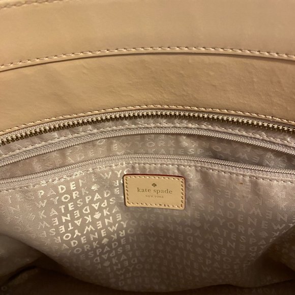 Kate Spade Tote Margareta Sawyer Street Blue and Ivory Stripe - Picture 7 of 9